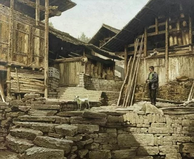 用画笔留住中国民俗文化的记忆——著名油画家闻世宏作品赏析(图4) 用画笔留住中国民俗文化的记忆——著名油画家闻世宏作品赏析(图4)