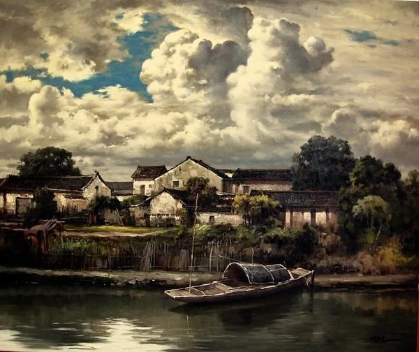 用画笔留住中国民俗文化的记忆——著名油画家闻世宏作品赏析(图3) 用画笔留住中国民俗文化的记忆——著名油画家闻世宏作品赏析(图3)