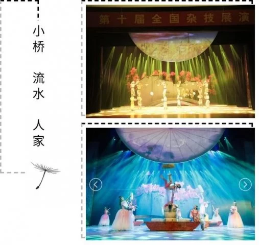 江苏省杂技团创新剧目《小桥 流水 人家》献演第十届全国杂技展演