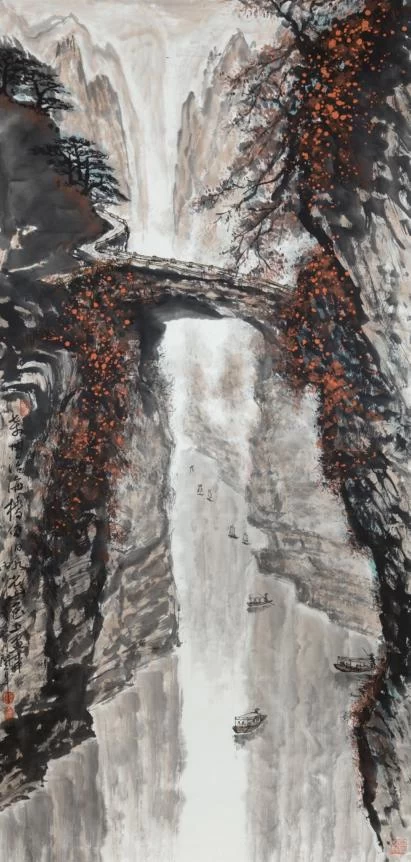 山川古韵展新貌——郑毓宁绘画作品欣赏(图7) 山川古韵展新貌——郑毓宁绘画作品欣赏(图7)
