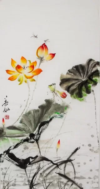 墨彩传情绘神韵——王晓燕绘画作品欣赏(图2) 墨彩传情绘神韵——王晓燕绘画作品欣赏(图2)