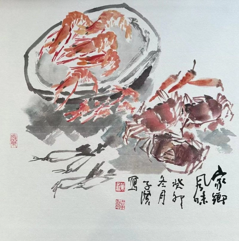 叶子贤的绘画艺术:用情至真、表意至善、造型至美(图12) 叶子贤的绘画艺术:用情至真、表意至善、造型至美(图12)