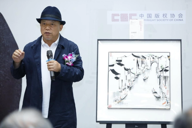 吴冠中限量综合版画精品展暨首发仪式在京举行(图8) 吴冠中限量综合版画精品展暨首发仪式在京举行(图8)