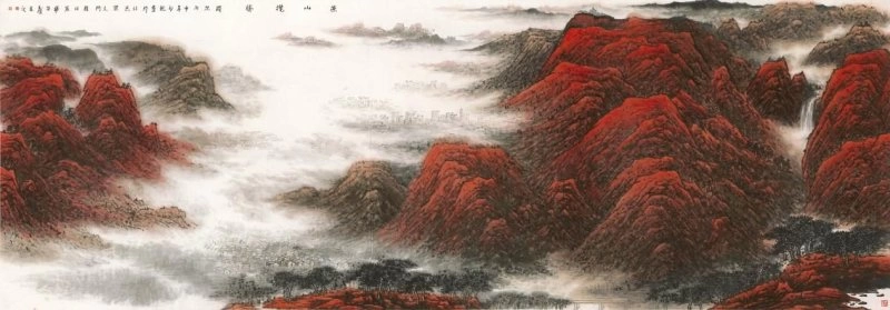 庆祝建党103周年——香山杨留义城市山水画艺术馆揭牌暨城市山水画展开幕(图6) 庆祝建党103周年——香山杨留义城市山水画艺术馆揭牌暨城市山水画展开幕(图6)