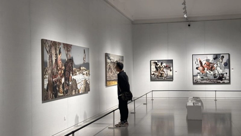 唐风·向度——徐松波油画展在山西摩诘美术馆开展(图5) 唐风·向度——徐松波油画展在山西摩诘美术馆开展(图5)