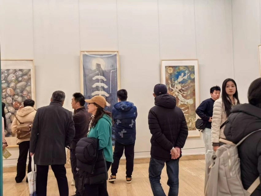 “逐梦丹青,笔墨传情——王德舜、魏鸿蕴画展”在中国美术馆开幕(图6) “逐梦丹青,笔墨传情——王德舜、魏鸿蕴画展”在中国美术馆开幕(图6)