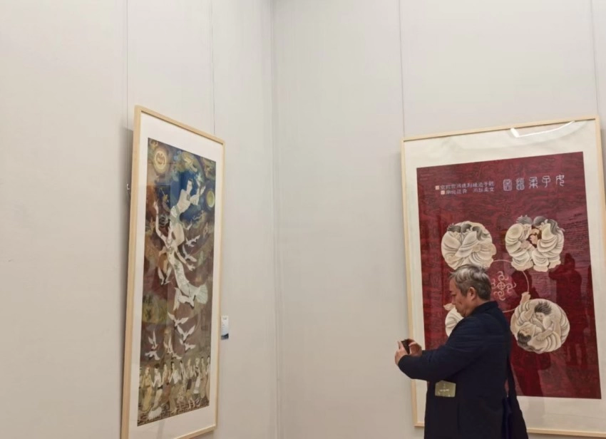 “逐梦丹青,笔墨传情——王德舜、魏鸿蕴画展”在中国美术馆开幕(图7) “逐梦丹青,笔墨传情——王德舜、魏鸿蕴画展”在中国美术馆开幕(图7)