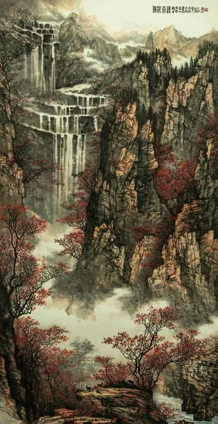 北京紫竹院 |“心筑江山——徐胜利、赵青仲、陈溪峋山水画展”(图8) 北京紫竹院 |“心筑江山——徐胜利、赵青仲、陈溪峋山水画展”(图8)