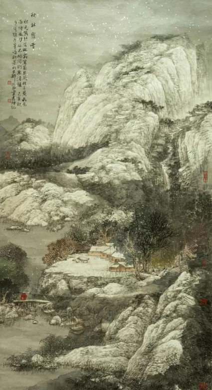 北京紫竹院 |“心筑江山——徐胜利、赵青仲、陈溪峋山水画展”(图9) 北京紫竹院 |“心筑江山——徐胜利、赵青仲、陈溪峋山水画展”(图9)