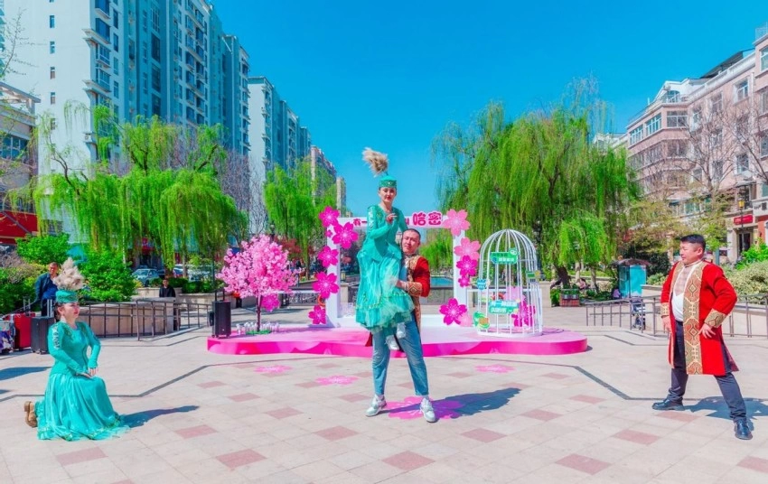 鹤舞樱飞向未来 十有城市展画卷——鹤壁樱花季赏樱活动侧记(图3) 鹤舞樱飞向未来 十有城市展画卷——鹤壁樱花季赏樱活动侧记(图3)