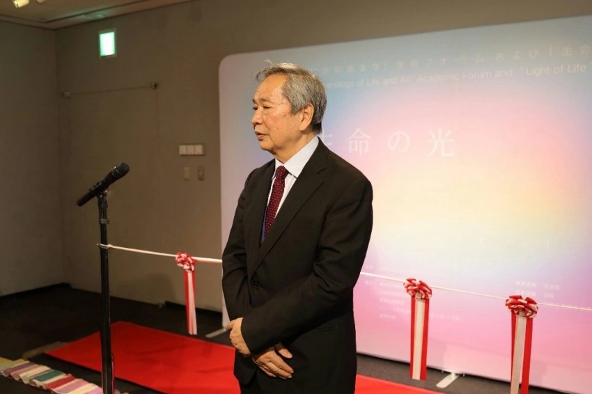 生命之光·第十一届生命艺术现象学国际艺术展暨学术论坛在东京开幕(图4) 生命之光·第十一届生命艺术现象学国际艺术展暨学术论坛在东京开幕(图4)