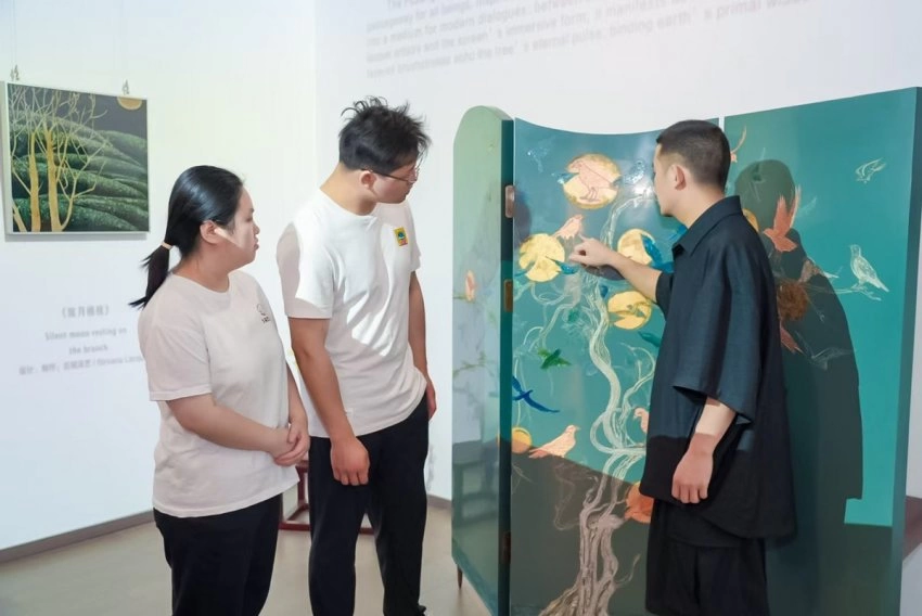 重庆城口“忘我”漆艺作品展在京启幕，百余件残疾人非遗作品亮相故宫博物院(图15)