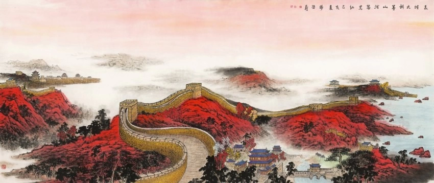 庆祝建党104周年——杨留义城市山水画作品展在京举办(图16) 庆祝建党104周年——杨留义城市山水画作品展在京举办(图16)
