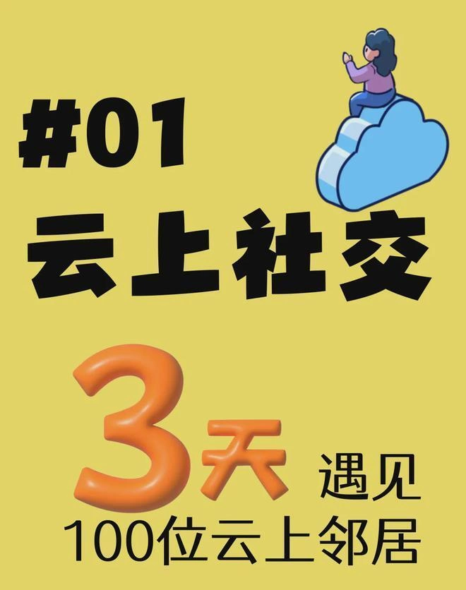 向云端·摆不烂社交实验｜万物慢慢生长，去有云的地方(图2)