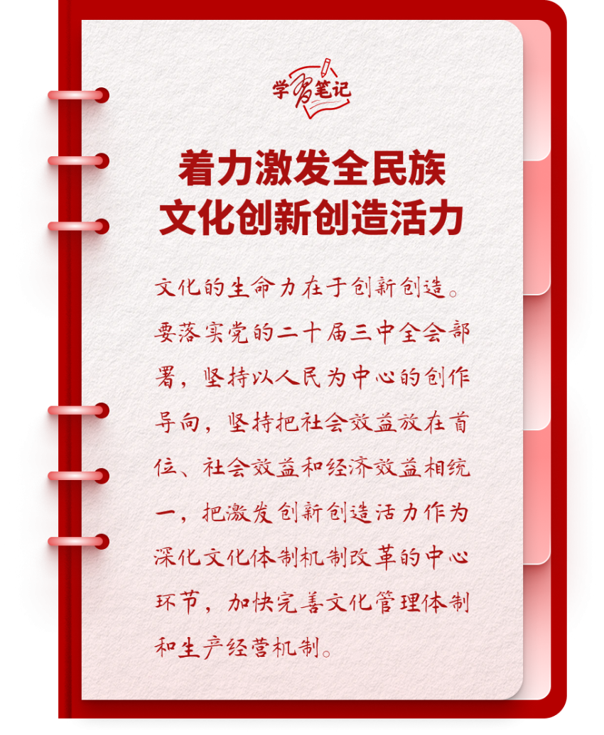 学习笔记 · 微问答 | 建设文化强国:如何激发动力活力?