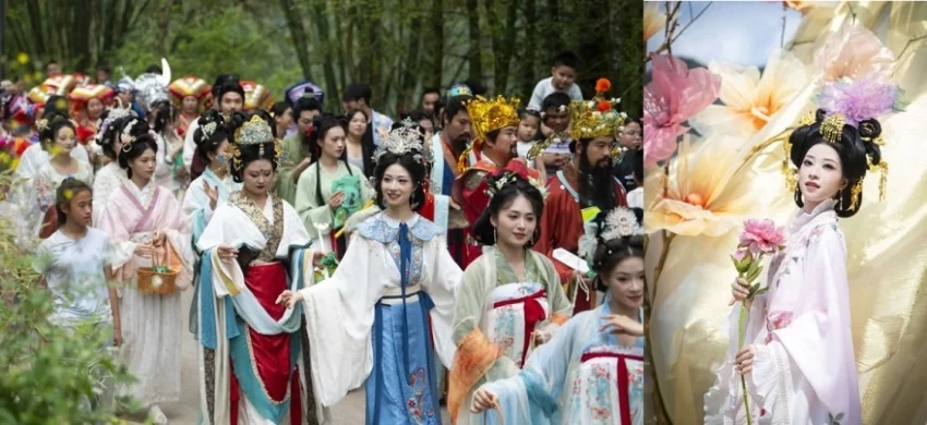 三月三广西河池金城江龙江第一湾举办国潮“神仙会”(图7) 三月三广西河池金城江龙江第一湾举办国潮“神仙会”(图7)