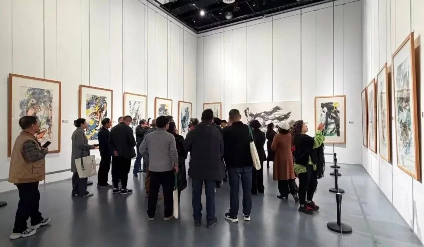 “大写之歌——齐辛民艺术系列展”在山东画院举行(图7)