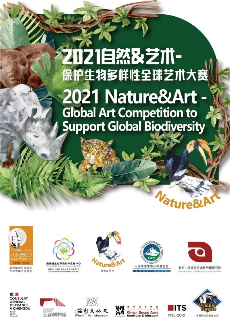 “2021自然与艺术-保护生物多样性全球艺术大赛”评选结果公布(图1)