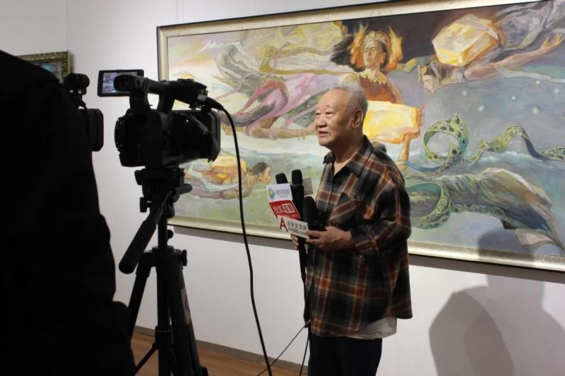“聚焦经典 盛世丹青”——侯业油画作品展在北京炎黄艺术馆隆重展出(图3)