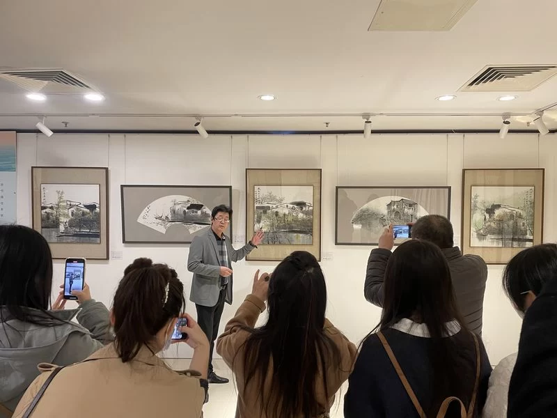 李玉泉“绿水青山”书画艺术现京城(图2)