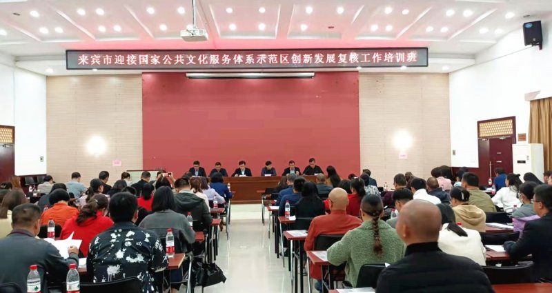 广西来宾举办国家公共文化服务体系示范区创新发展复核工作培训班
